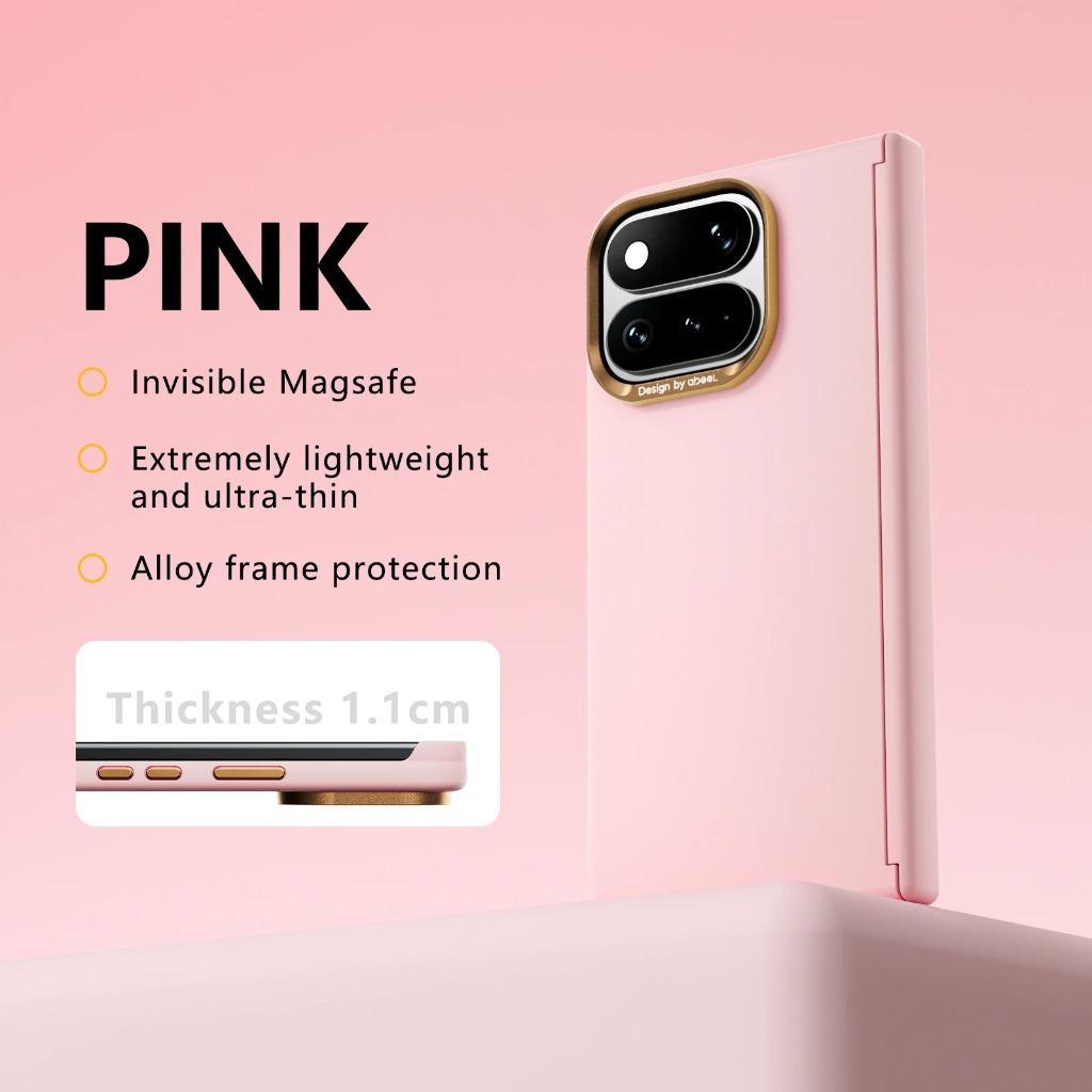 Plain Color Skin Feel Hinge Protection Phone Case for Google Pixel 11 Pro Fold for Magsafe Magnetic Wireless Charging Back Cover