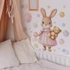 Мультяшный Расписной Кролик Пузыри Спальня Гостиная Прихожая Дом Фон Украшение Наклейки на Стену