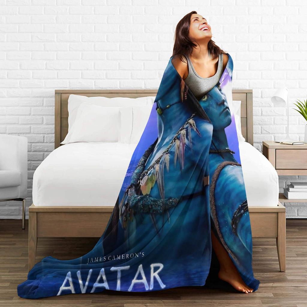 Manta de Avatar de películas, manta súper suave de calidad, colcha estampada para sofá y silla de otoño para niños y adultos