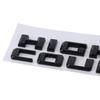 High Country Logo Car Emblem 3D Fender Tailgate Letter Logo Badge ABS Self-adhesive Sticker Logo for Silverado Car Accessories