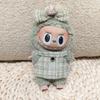 For 17cm Mini Doll Labubu Luxury Clothing Set Bow Headband dress Outfit 3.0 Labubu Doll Sitting Party Decorations Accessories