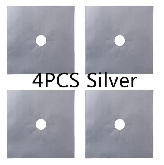 1/4 шт. Защитный чехол для газовой плиты, чехлы для горелок, кухонные принадлежности, моющийся коврик, чехол для плиты, чехол для кухонной плиты