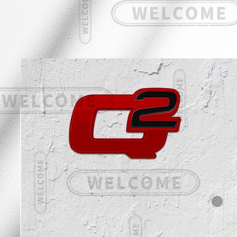 QSGJL1 3D Metal Q2 Q4 Logo Car Steering wheel Emblem Interior Badge Sticker Decals For Alfa Romeo Giulietta Giulia Mito 147 156 Stelvio
