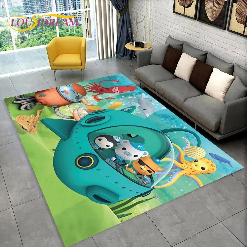 The Octonauts Barnacles Cute Cartoon Carpet Rug for Bedroom Living Room Home Sofa Decoration,Children Game Large Decor Floor Mat