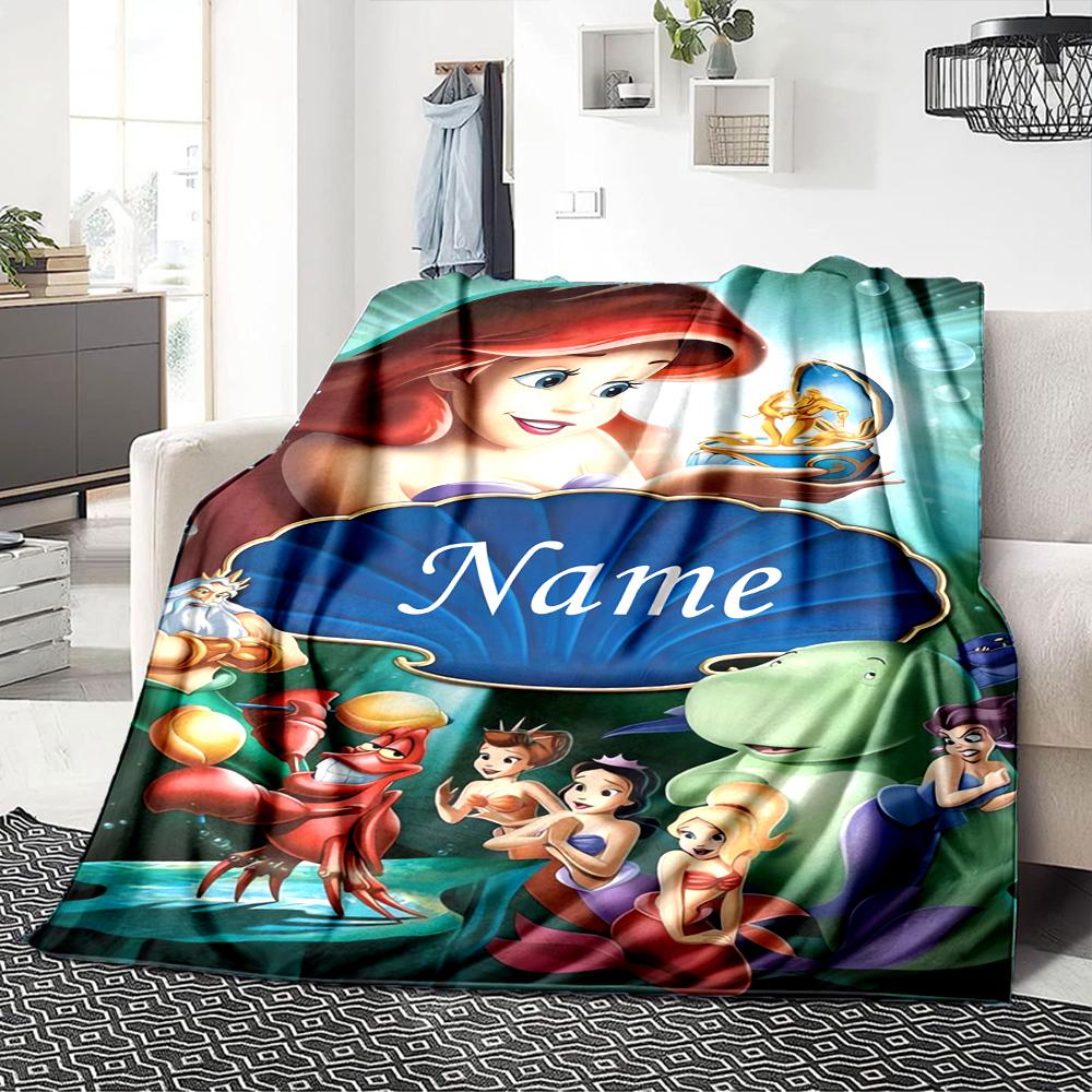 Custom Name Sea Adventure blanket for Couch & Bed, Plush Cozy Fuzzy Blanket Super Soft & Warm Blankets for Fall and Winter. 0908176