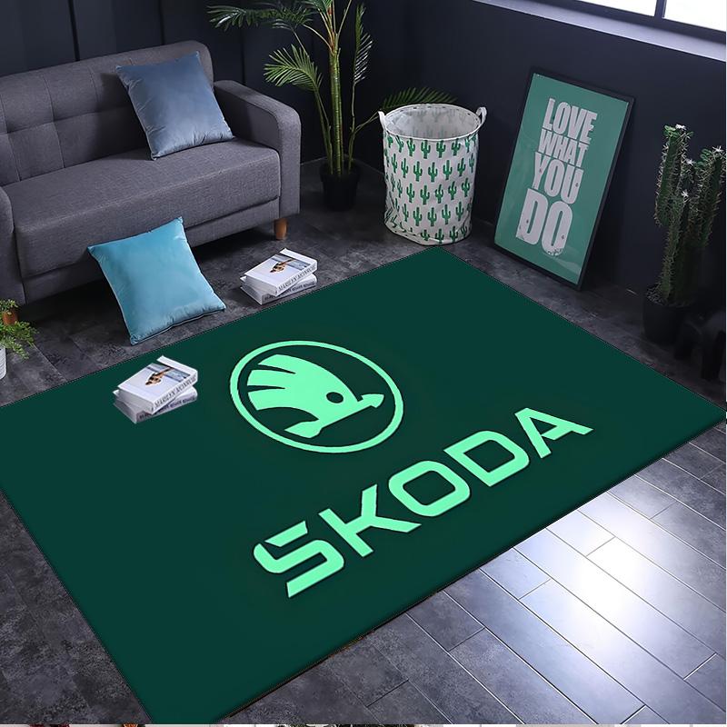 SKODA Rug Area rug for Livingroom, Bedroom, Palyroom, Chair Rug, Office Rug, Floor mat, Large Size Fan Christmas Birthday gift