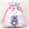 My Melody & Little Twin Stars X DOLLY MIX Ruffle Drawstring Bag Light Pink