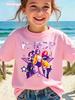 Kpop T-Shirt Casual Anime Character Print Short Sleeve Anime Clothes Soft Comfortable Kids Tee