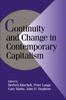 Книга Continuity and Change In Contemporary Capitalism