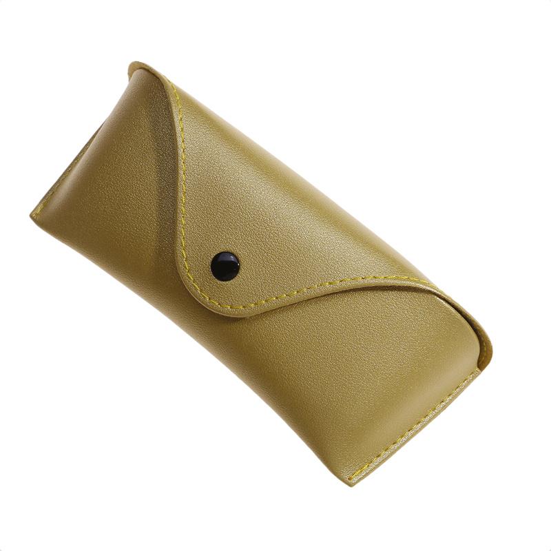 Fashion Leather Eye Glasses Cover Travel Flexible Sunglasses Holder Storage Case for Women Men