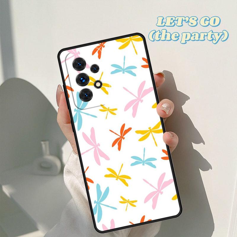Чехол для телефона с узором «Стрекоза» Для Samsung Galaxy A42 A31 A40 A51 A71 A32 A80 A91 A52 A72 A20e A21S A50 A70 A11 A12