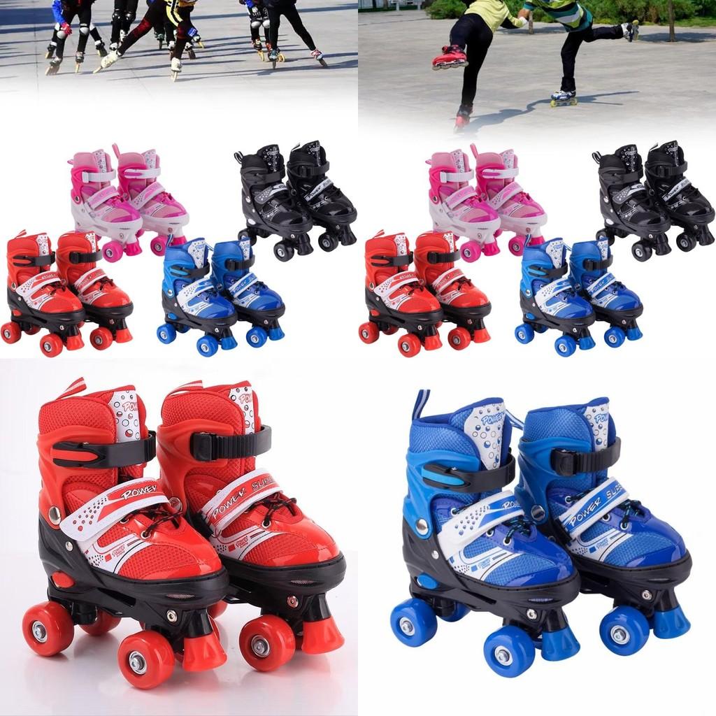 Roller Skate With Double Row Pvc Wheels And Lightweight Pp Pa Sole For Outdoor Recreation