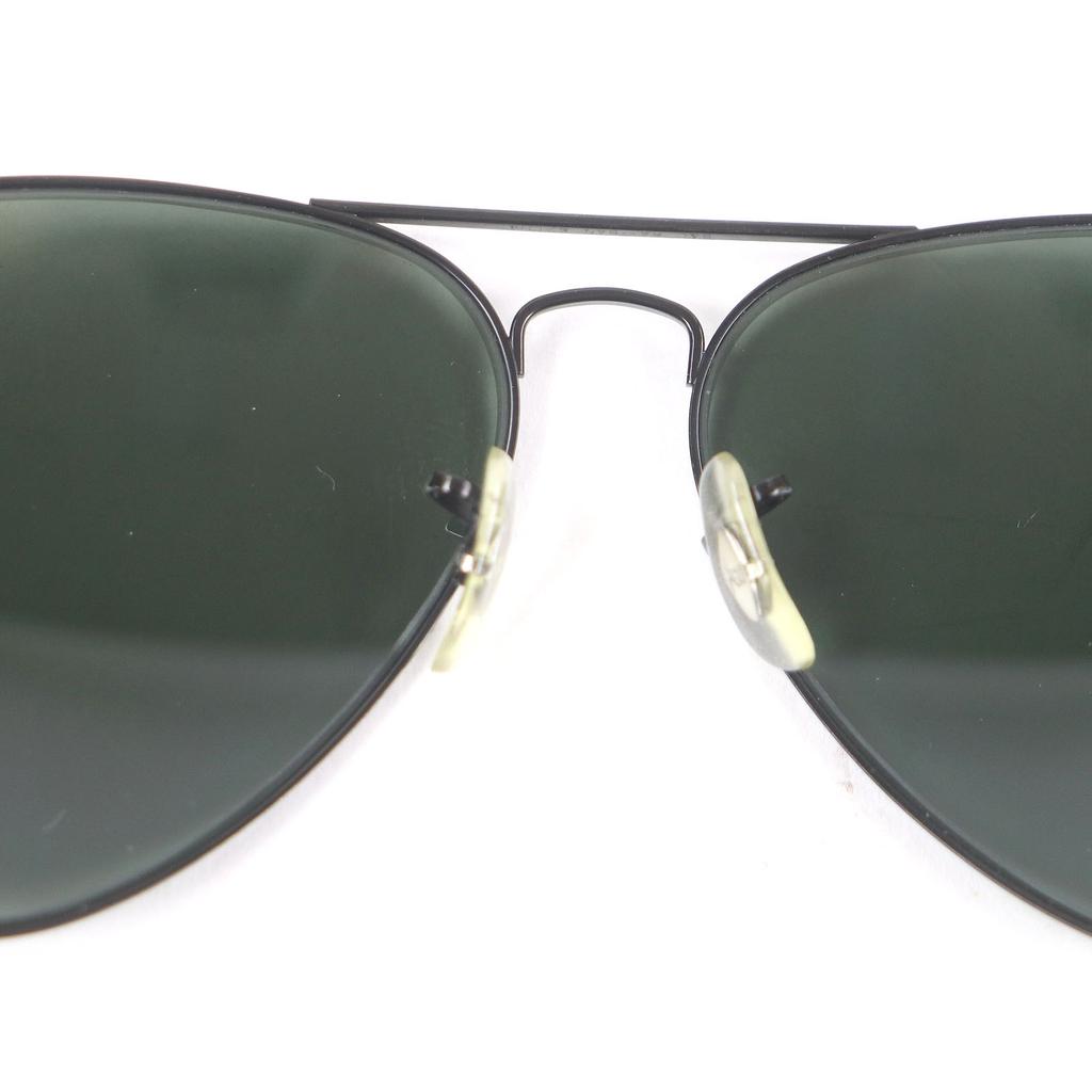 Great Ray-Ban sunglasses B&L Bausch & Lomb Two-Bridge Pilot Black green mens Used