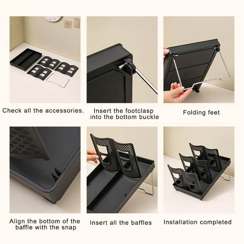 Disposable Cup Dispenser and Lid Storage Rack Cup Dispenser Cup Rack for Kitchen Bar or Break Room Organization