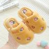 Children Cotton Slippers Solid Warm Kids Winter Home Shoes Boys Girls Plush Floor Shoes Indoor Soft Sole Anti-slip Cotton Shoes