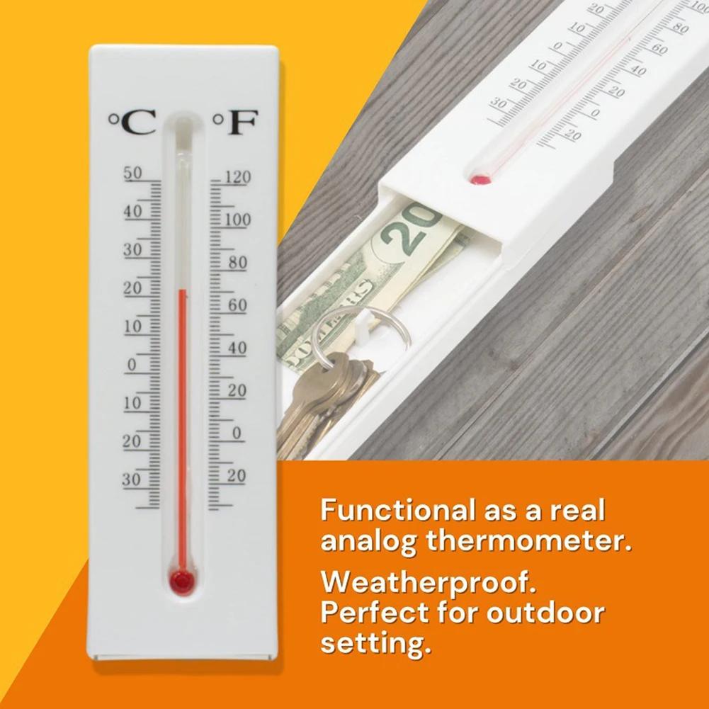3-1pcs NEW Wall Hanging Thermometer with Box for Indoor Outdoor Home Garden Planting Humidity Temperature Meter Measurement Tool