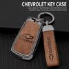 AABHI1 Zinc Alloy Car Flip Key Case Cover Shell Bag For Chevrolet Cruze Aveo Trax Sail Malibu Captiva Prism Spark Protector Accessories