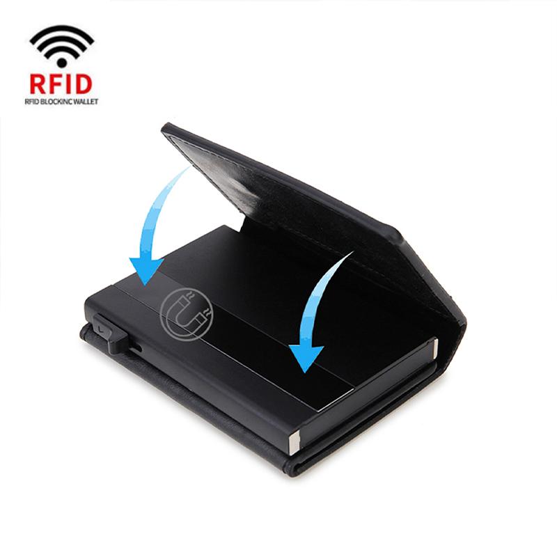 Держатель RFID-карт Кошельки с Airtag Мужская сумка для денег Тонкие женские кошельки Кожаный кошелек Для Apple Air Tag Кошельки Умный черный кошелек