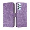 Чехол-книжка в стиле Flip Book с рисунком цветов для Samsung Galaxy A13 A52S 5G A53 A73 A33 A23 A54 A34 A14 A15 5G A22S A12 M12 A32 A72