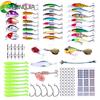 Mixed Fishing Lures Set Minnow Popper Wobbler Crankbaits Accessories Artificial Plastic Hard Bait Kit Fishing Tackle