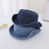 Детская джинсовая шляпа-рыбак: Весна и Осень Широкие поля для приключений на открытом воздухе