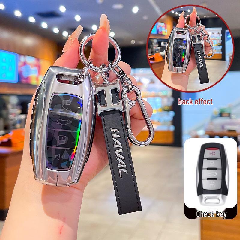 Совместимая металлическая пряжка, чехол для ключа для Great Wall Haval: H2S, M6, F5, F7X, Большой Пес, Божественный Зверь, Яростный Дракон, Дракон Макс, Сова