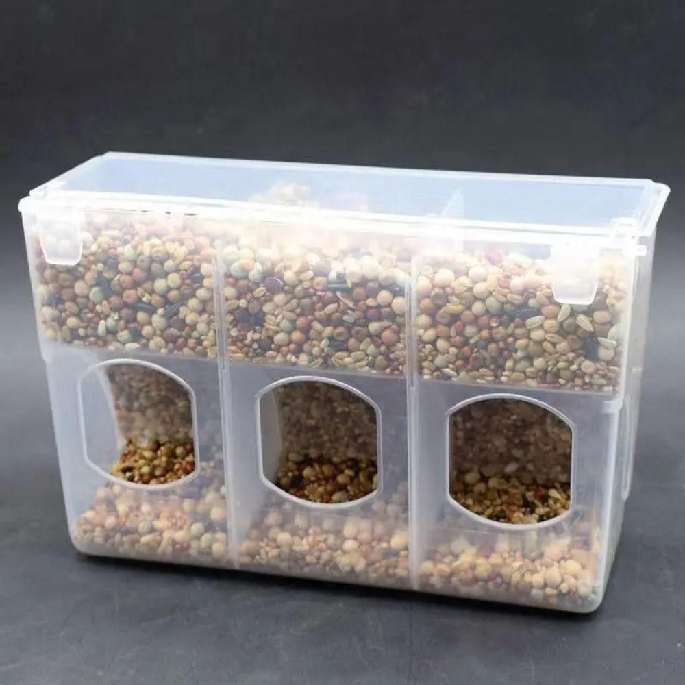 Detachable Pigeon Feeding Box ABS Bird Food Container Bird Automatic Feeder Bird Supplies