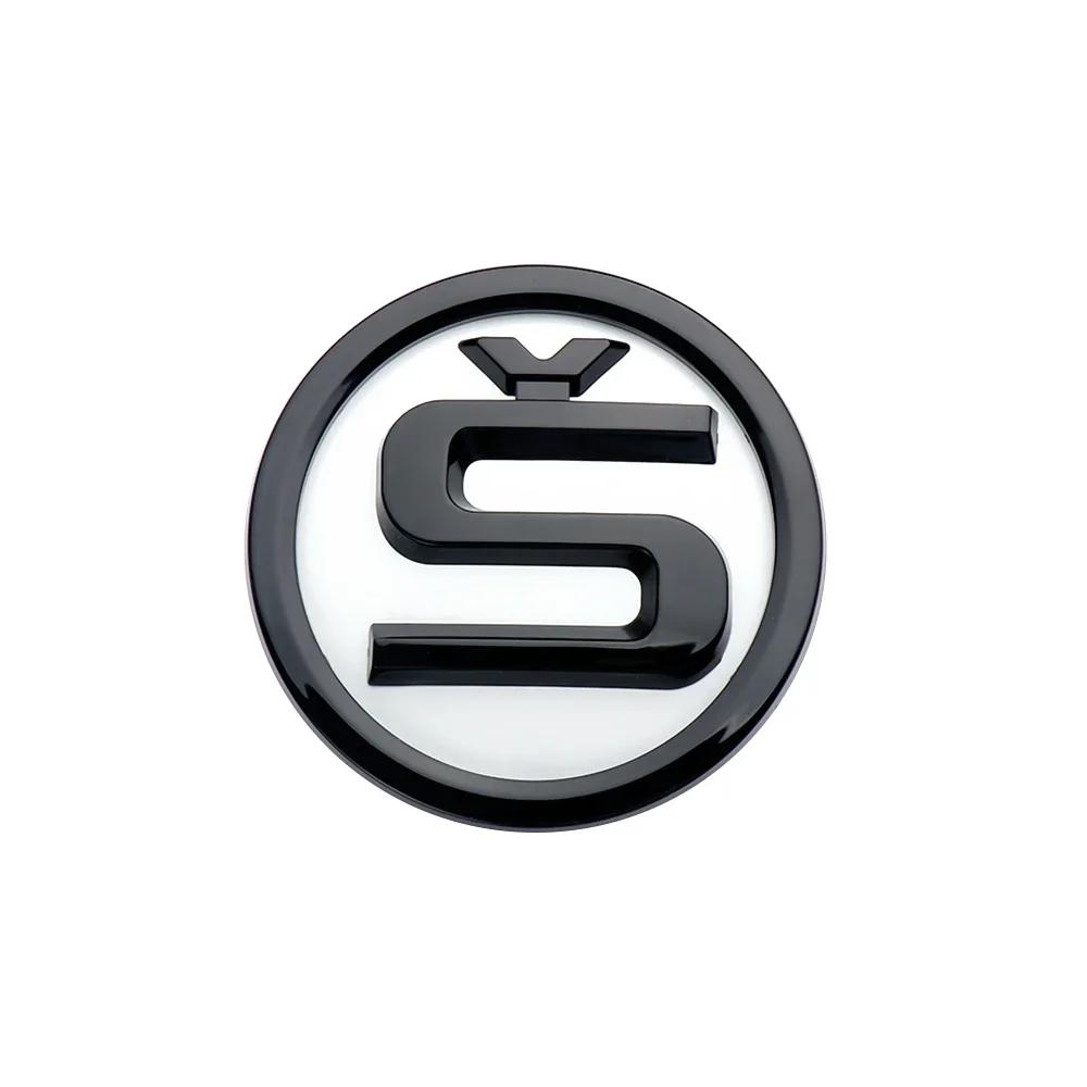 Car Sticker Skoda 2025 Hot 8/9/10cm Emblem Car Front Hood Badge Rear Trunk Sticker for Skoda Octavia Rapid Fabia S Logo Superb K
