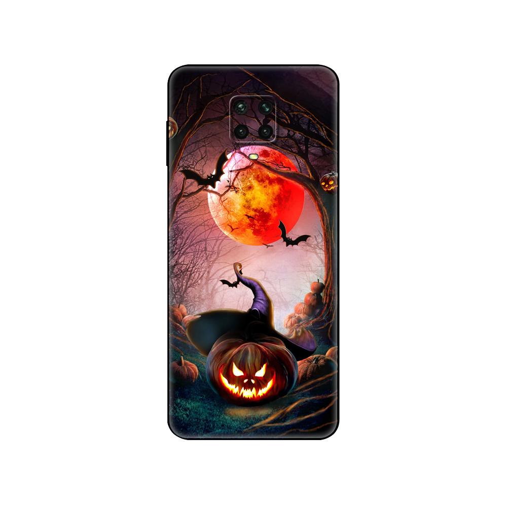 Black Tpu Case For Xiaomi Redmi 7A 8 8A 9 9A 9C Case Redmi Note 8T 8 Pro T Note 9 9S 9 Pro Case Halloween Pumpkin
