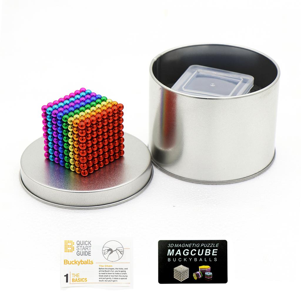 5 мм 3 мм 512 шт. DIY Buckyballs Магические шары Магнитные строительные блоки Neocube бусины Архитектура Fun Stress Presure Детские игры-головоломки Игрушки