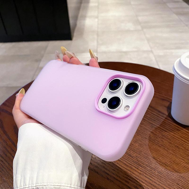 Роскошный Мягкий Матовый Силиконовый Чехол-Конфета Для iPhone 17 16 15 14 13 12 11 Pro Max 16 Plus Однотонный Ударопрочный Бампер Задняя Крышка