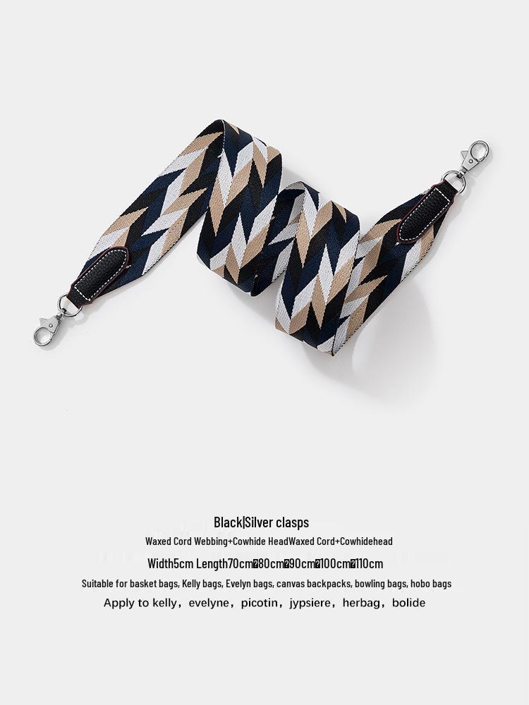 Wide Shoulder Strap for Diamond Lattice Kelly and Evelyn Bags - European & American Style