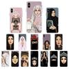 Muslim Islamic Arabic Hijab Face Gril Eyes Koran Phone Case for iPhone 11 12 13 Pro Max X XS MAX 6 6s 7 7plus 8 8Plus 5 5S SE XR Cover