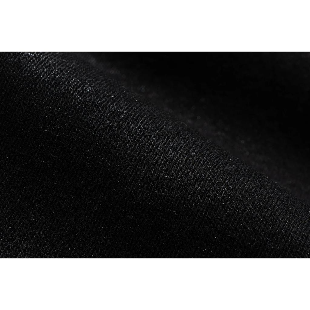 Streetwear Black Glue Coated Boot Cut for Men and Women Straight Baggy Casual Flare Pants Oversized Loose Denim Trousers