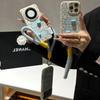 Цветочный пес, подходящий для чехла на мобильный телефон Apple 17Promax, трехмерная кукла, чехол iPhone16/15/14 DIY