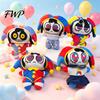 Plush Accessory for Pencil Case Clown Keychain Backpack Cute Stuffed Animal Keyring Soft Skin-friendly Mini Pendant Purse Charm Funny Gift Kids Women