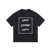 260 GSM 100% Cotton Men Women Retro T-Shirt Customized Pattern Print Over Size Streetwear Shoulder Drop Casual O Neck Short Sleeves Unisex T-Shirt