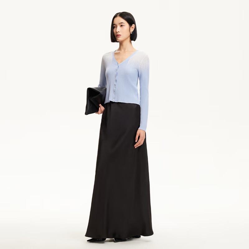 VEROMODA Women's V-Neck Gradient Slim-Fit Knit Sweater