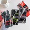 Japan JDM Sports Cars Comic Glass Case For Samsung Galaxy A52 A71 A50 A51 A70 A21s A31 A72 A10 A12 A30 A22 5G Phone Cover