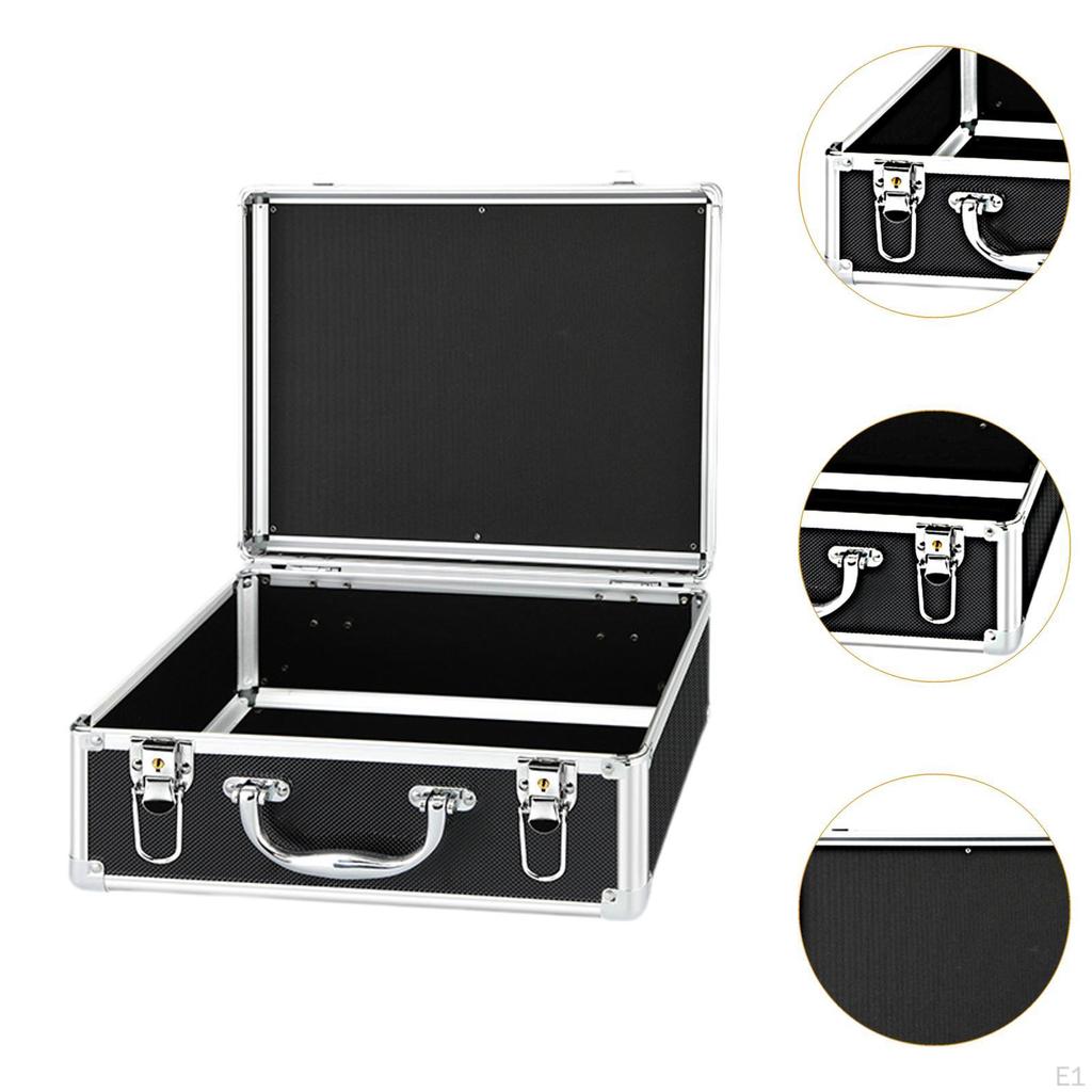 Алюминиевый сплав Кейс Ящик для инструментов Жесткие портфели Портативный переносной
