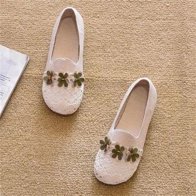 [Spot] Рыбацкие туфли с подошвой из говяжьих сухожилий, сетчатые, летние 2025, новые легкие модные повседневные туфли с плоской подошвой