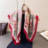 Luxury Brand Print 70cm Square Scarves Women's Designer Silk Scarf Bandana Small Neckties Hairbands Foulard Shawl