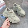 Ins Korean Version of the New Dad Shoes for Women 2025 Spring Student Running Sports Platform Heightening Casual Shoes for Women 8821