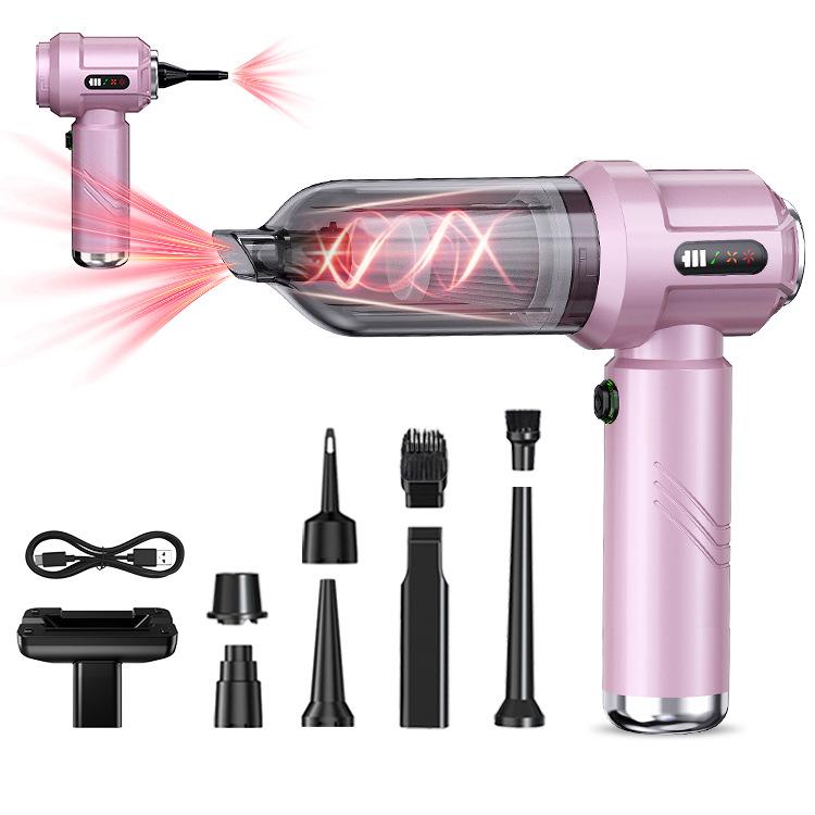 Автомобильный пылесос Бесщеточный Автомобильная беспроводная зарядка Автомобиль Дом Автомобиль Маленький Мини Высокая мощность Воздуходувка для пыли