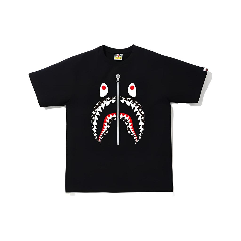 A BATHING APE T-Shirts Men's Crew Neck Moderate Straight Fit 0ZXTEM110048F