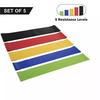 Maijiabao 5 шт. латексные растягивающиеся ленты, комплект для домашнего спортзала, фитнеса, йоги, ремни сопротивления