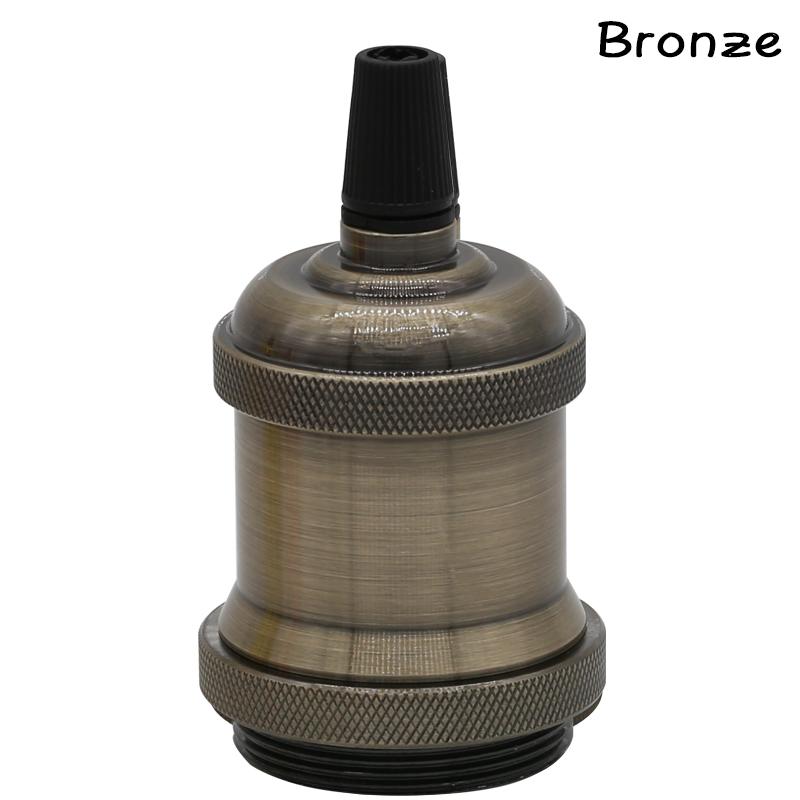 Винтажная ретро лампа Эдисона E27, цоколь, подвесные светильники, цоколь с винтовым цоколем, алюминиевый светильник, промышленный ретро держатель лампы, фитинг