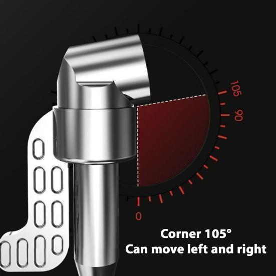 Угловой адаптер для электрической дрели, насадка для сверлильного станка с резьбой 105 градусов, 1/4, 3/8, 1/2 дюйма, с поворотным на 360 градусов комплектом торцевых ключей.