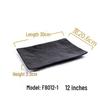 Melamine Black Imitation Porcelain Plate - Versatile Dish for Hot Pot, Barbecue, and Cold Dishes