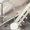 Carbon Steel Vacuum Sucker Towel Rack Punch Free Sundries Storage Hook Coat Hanger  Kitchen
